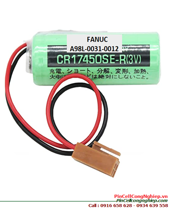 FANUC A98L-0031-0012; Pin nuôi nguồn FANUC A98L-0031-0012 lithium 3v chính hãng _Xuất xứ Nhật